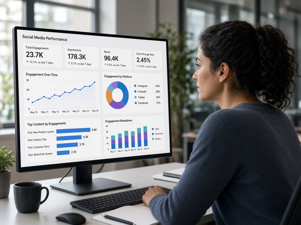 ภาพประกอบ Social Media Analytics
