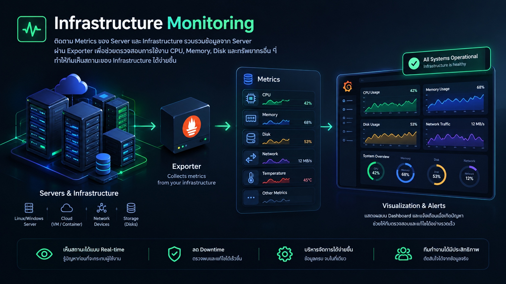 ภาพประกอบ Infrastructure Monitoring