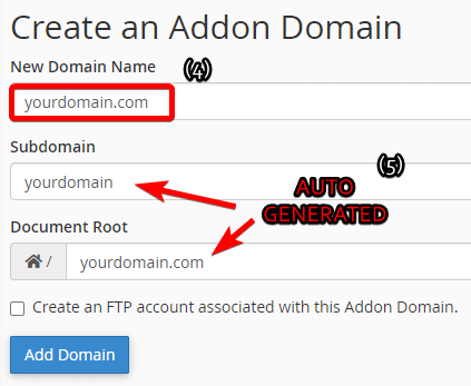 Hướng dẫn cài đặt addon domain vào hosting cPanel chi tiết nhất 4