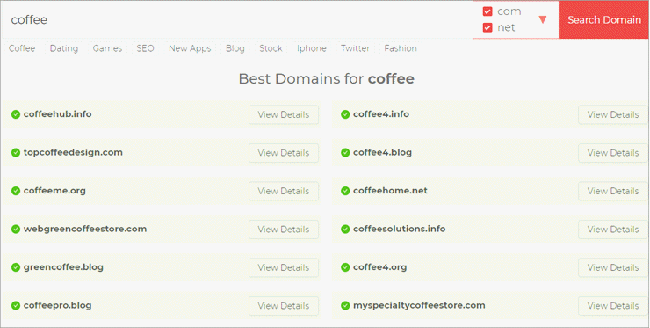 Top 6 domain name generator miễn phí tốt nhất 2022 2